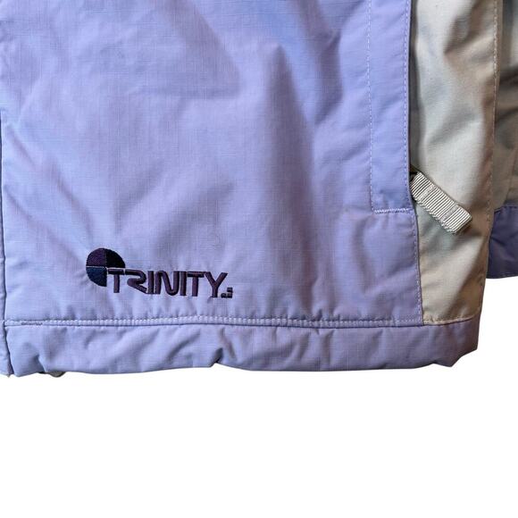 BURTON Snowboard Ski Jacket in Purple and Gray Girls Size 14 - 16 - Picture 4 of 15